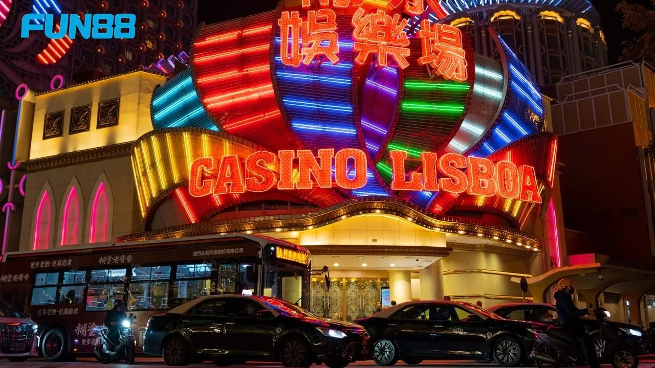 Sảnh FUN 88 casino sống động trong từng chi tiết